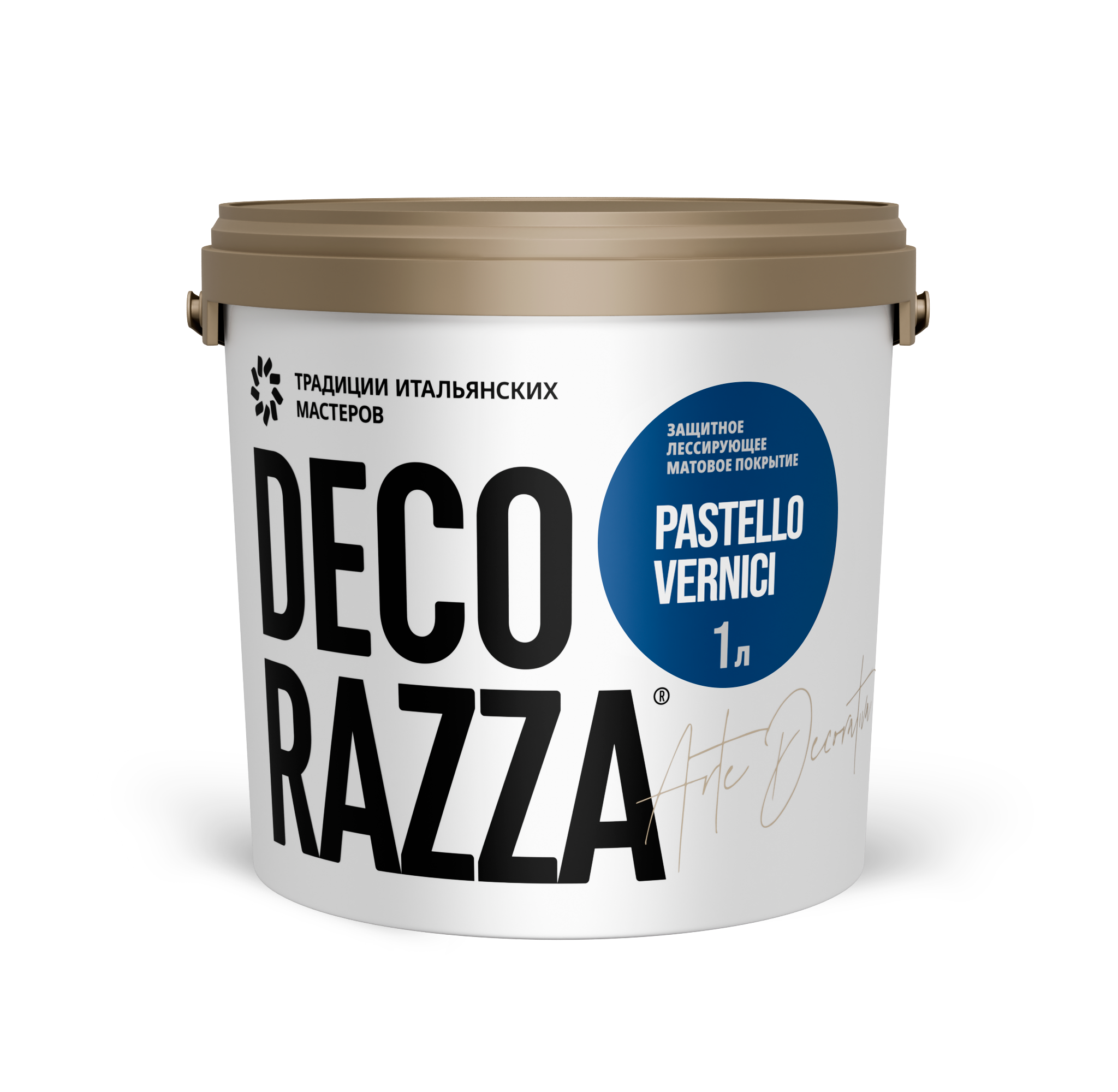 Лессировка матовая PASTELLO VERNICI, 1 кг, — Decorazza для премиум / элитарная отделка, для фасада