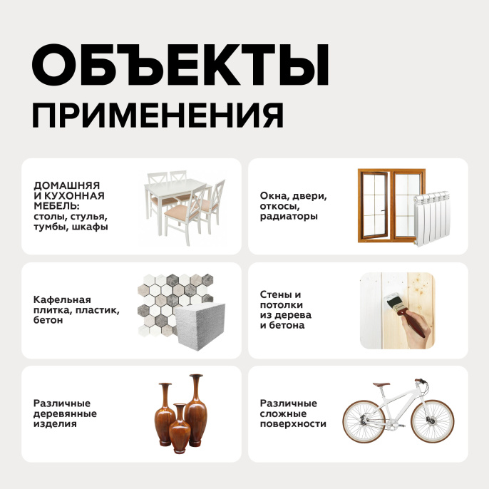 AMO Меловая краска для мебели АМОdecor, 0,25 кг, оттенок Мурена, защитно-декоративная, колеруемая для внутренних и наружных работ