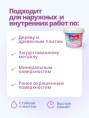 МБ-30 эмаль акриловая UNIVERSAL (глянцевая), 0,9 кг, Белый — Мастербит для дома и ремонта, для фасада
