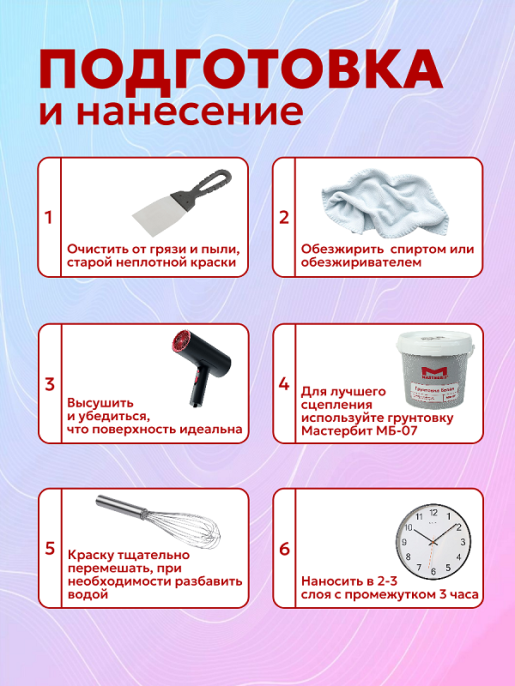 Резиновая краска универсальная МБ-35 ELASTIQ Мастербит, цвет Салатовый, фасовка 12 кг: для наружных работ, по штукатурке
