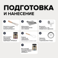 Меловая краска для мебели АМОdecor AMO, цвет Полярная ночь, фасовка 0,75 кг: для внутренних и наружных работ, для дерева