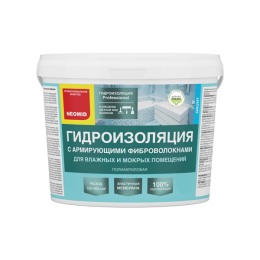 Гидроизоляция с армированными фиброволокнами NEOMID (12 кг)