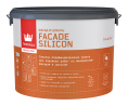 Изображение товараФасадная краска Facade Silicon (гл/мат) — лакокрасочное покрытие Tikkivala, Основа C - для колеровки в насыщенные тона, 9л, по штукатурке Фасадная краска Facade Silicon (гл/мат) — лакокрасочное покрытие Tikkivala, Основа C - для колеровки в насыщенные тона, 9л, по штукатурке
