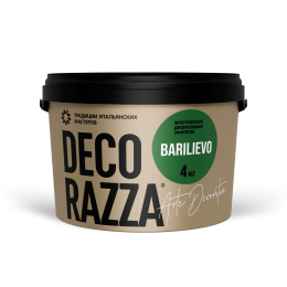 Фактурное покрытие BARILIEVO Decorazza, цвет, фасовка 15 кг: для внутренних работ, для стен и потолков