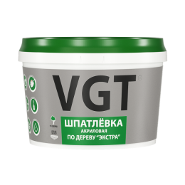 VGT Шпатлевка акриловая по дереву Экстра ВГТ Сосна, 0,3 кг