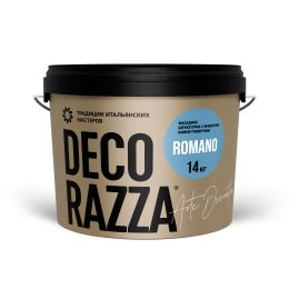 Фасадная штукатурка ROMANO, 14 кг, Decorazza — купить для фасада