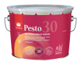 Изображение товараЭмаль универсальная PESTO 30 (полумат) Основа C - для колеровки в насыщенные тона 9 л Tikkivala: для фасада и для наружных работ Эмаль универсальная PESTO 30 (полумат) Основа C - для колеровки в насыщенные тона 9 л Tikkivala: для фасада и для наружных работ