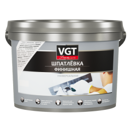 ВГТ Шпатлевка финишная универсальная для внутренних работ VGT Premium (3,6 кг)